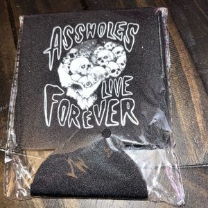Assholes Live Forever Koozie
